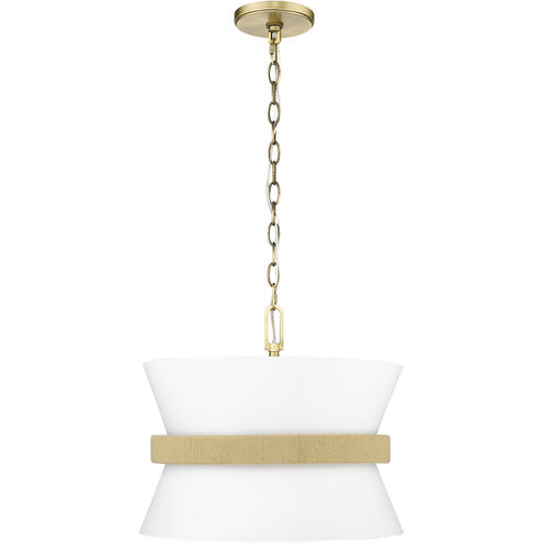 Kimbry 3 Light 16.1 inch Vintage Brass Indoor Pendant Ceiling Light